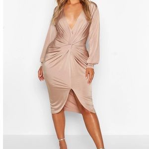 Womens V neck party dress